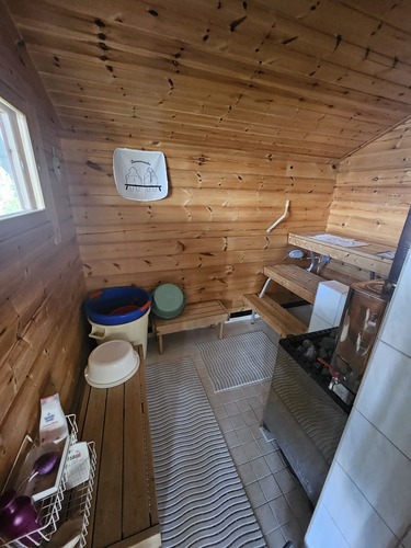 Saunamökin sauna