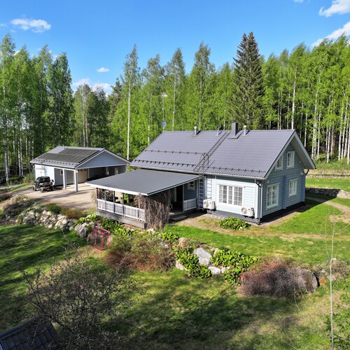 Omakotitalo, Mikkeli, Ristiina, Mieluantie 29, 5h, k, kph, khh, s, kph, aula, wc, 2xvh, kuisti, 181,00m², 258 000,00 €