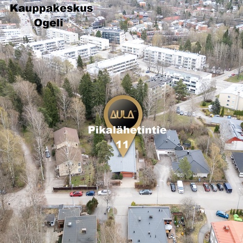 Ogelin ostoskeskus on lähellä