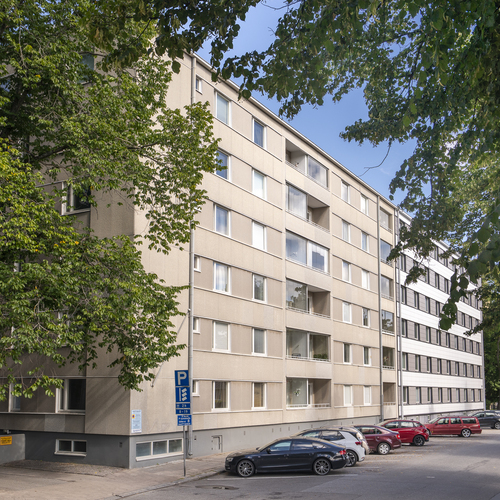 Talo Kupittaankadun puolelta