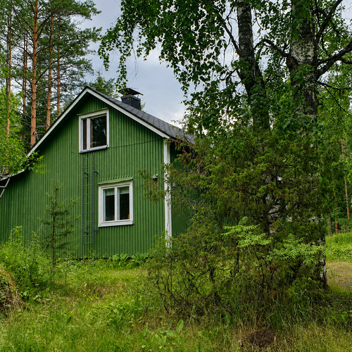 Mökki tai huvila, Hurjalantie 46, Mäntyharju, Halmeniemi, Tupa, k, mh, rt, et, 2 ullakkohuonetta + pihasauna + grillikatos + aitta/varasto + kompostikäymälä., 64 m², 24 900 €