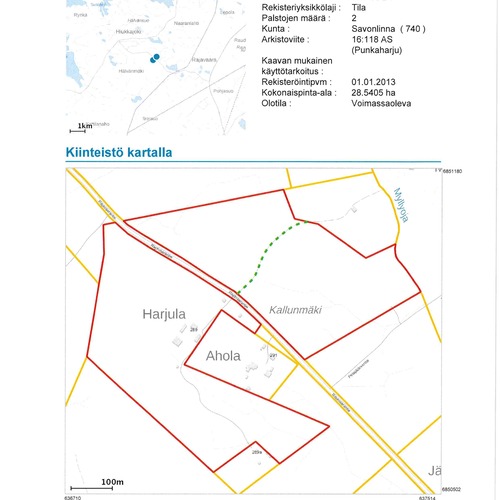 Kiinteistökartta s.1