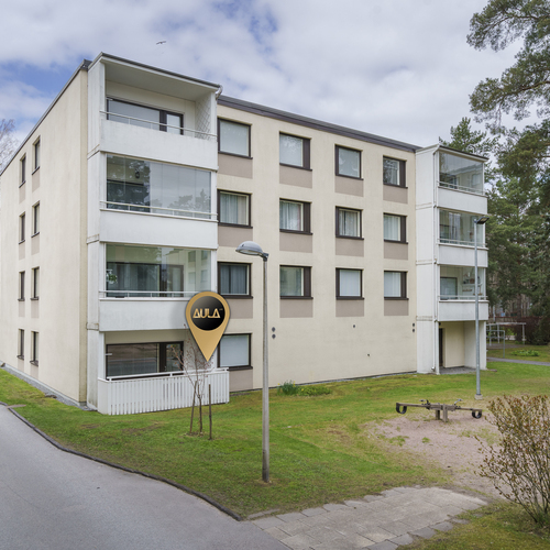 Asunnon ja pation sijainti talossa