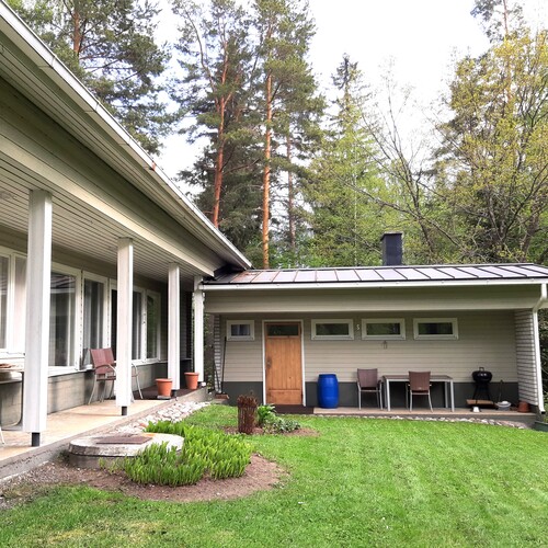 Omakotitalo, Surumäentie 7, Parikkala, Surumäki, oh+k+3mh+kph/khh+wc+et+tk+vh+tekn.tila+at+saunaos., 115 m², 35 000 €