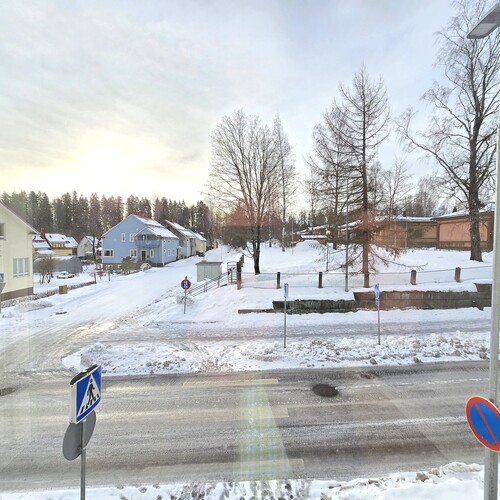 Näkymä parvekkeelta.