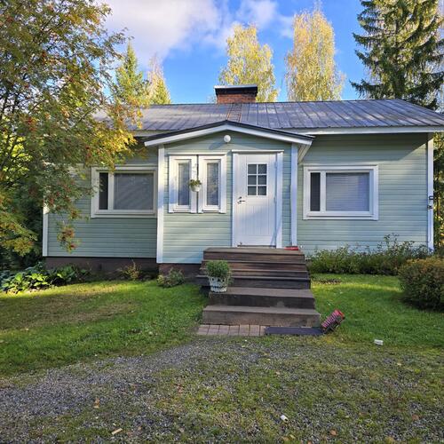 Omakotitalo, Kylänkankaantie 7a, Kitee, Kesälahti, Päärakennus 4mh+tupak+wc+k. Ulkorakennus khh+takkah+parvi+kph+s, 80,00 m², 75 000,00 €