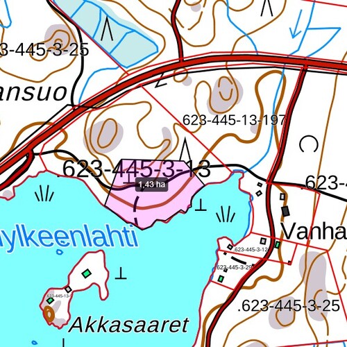 Vapaa-ajan tontti, Lampilantie 320, Puumala, Vapaa-ajan rakennuspaikka, 1,30 ha, 110 000 €