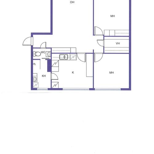 Vaatehuoneessa on ikkuna.