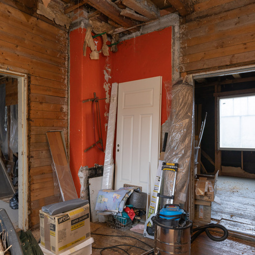 Vanhan/uuden puolen yläkertaa