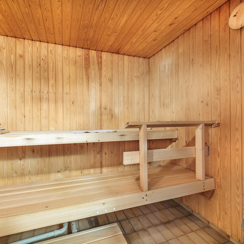 Alakerran sauna.