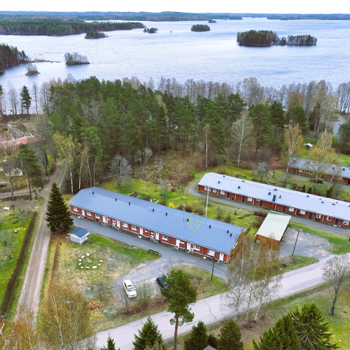 Rivitalo, HIRVENSALMI, Koulutie 15 as 3, 2h, k, kph/wc, lasit ter, 39,50m², 39 000,00 €