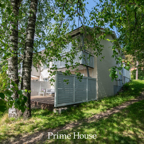 Rivitalo, Vanha kirkkotie 8, Espoo, Nöykkiö, 3h, k, khh, s, ph, kph + lasitettu parveke ja terassit, 81 m², 308 000 €