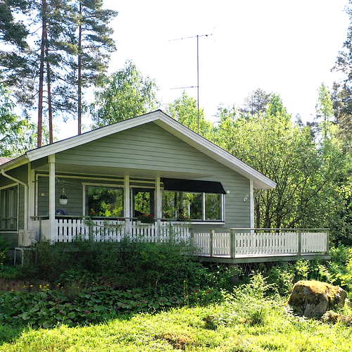 Mökki tai huvila, Römmintie 32, Mikkeli, Kuomiokoski, 3h, k, kph, wc, vh, terassi, erill. rantasauna, aitta, talousrakennus, 111 m², 295 000 €
