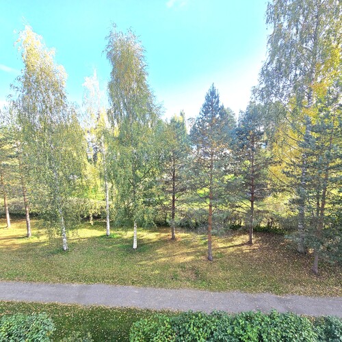 Näkymä parvekkeelta.