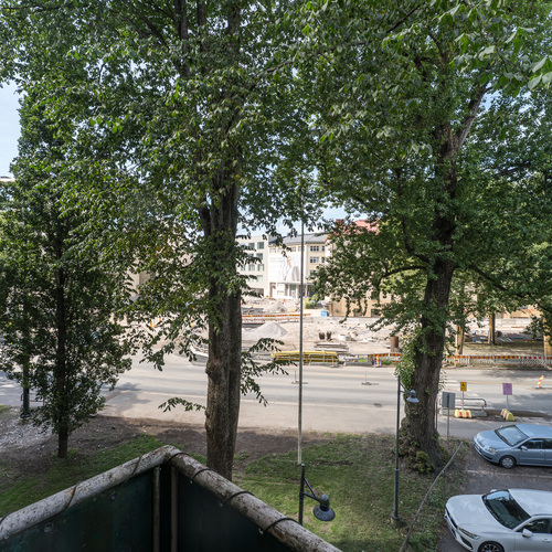 Näkymää parvekkeelta lounaaseen