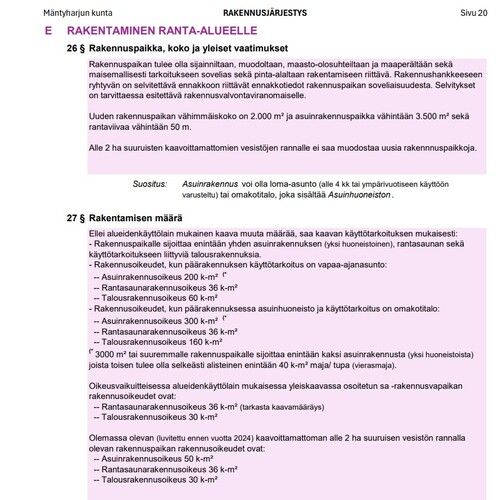 Ote rakennusjärjestyksestä