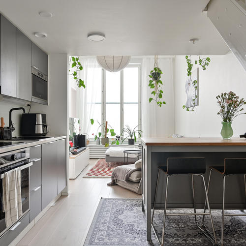 Kerrostalo, Isokatu 1, Oulu, Myllytulli, 2h, k, parvi, r. parveke, kph, 44,50 m², 234 000,00 €