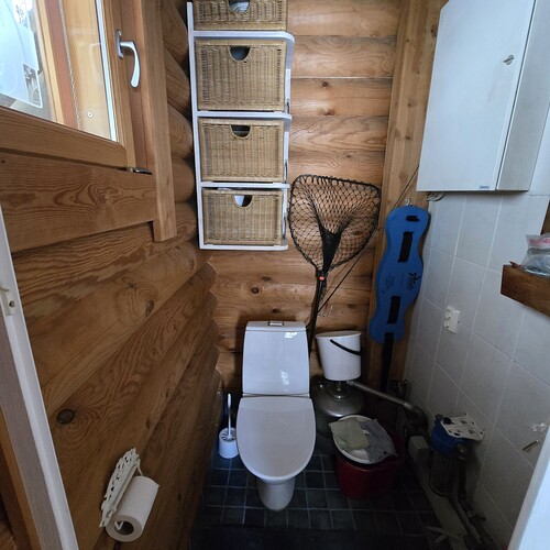 Rantasaunan wc.