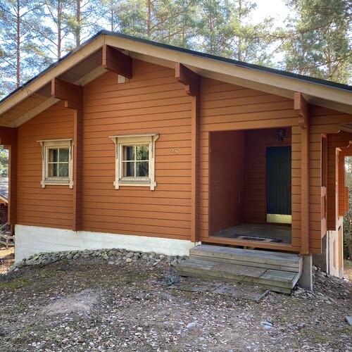 Mökki tai huvila, Ikaroksentie 28, Raasepori, Predium, 3h, k, wc, sauna, pesuhuone, pukuhuone, iso varasto + parveke, 70 m², 139 000 €