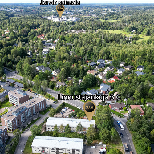 Ilmakuva idästä