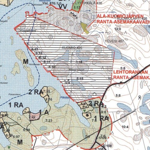 vastarannan kaavaote