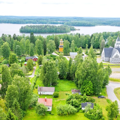 Omakotitalo, Kirkkotie 9, HIRVENSALMI, Tupa, k, mh, yläk 2mh, 56 m², 18 000 €