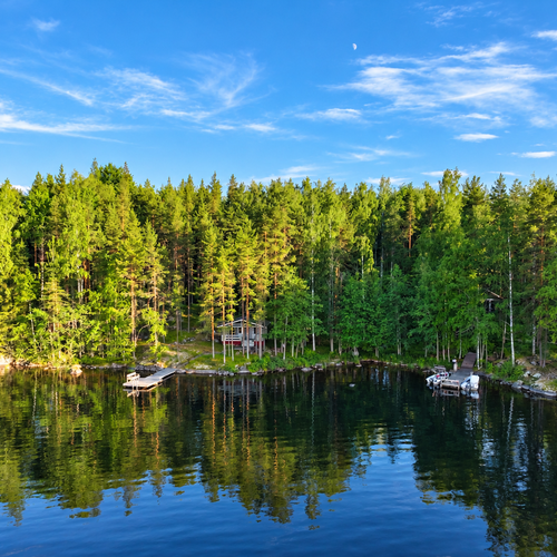 Mökki tai huvila, Kuivasaari/Kenkunsaari, Hirvensalmi, Tupa, k, mh, parvi, terassi, 24 m², 99 000 €