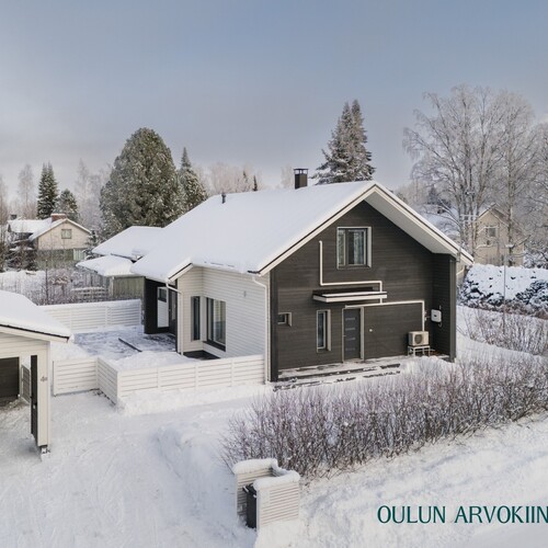 Omakotitalo, Oksamantie 4, Liminka, Keskusta, 4-5h, k, rt, 2*kph, khh, s, 3*wc, vh, ak, var, 140,70 m², 259 000 €