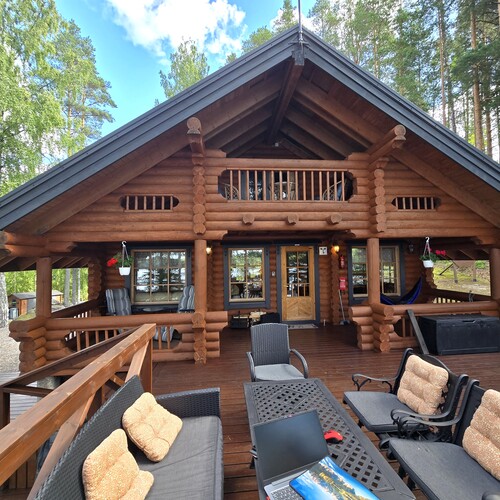 Mökki tai huvila, Rannankyläntie 308, Rautjärvi, Torsansalo, Tupa, keittiö, 2xmh, parvi, parveke, terassi, 77 m², 248 000 €