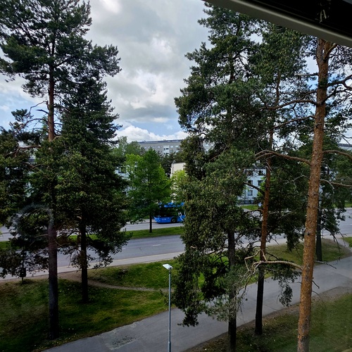 Näkymää olohuoneesta