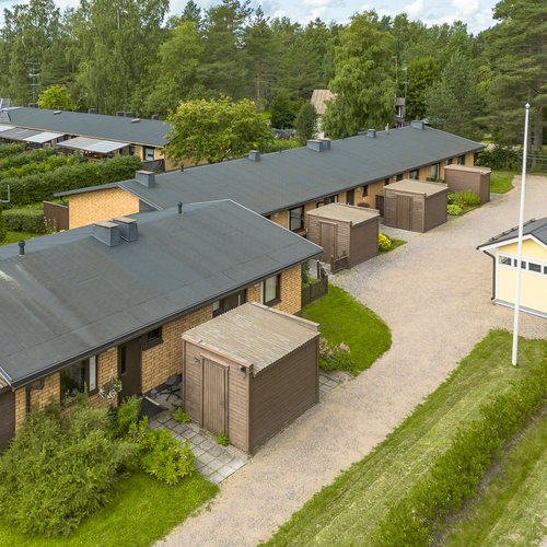 Rivitalo, Tyhjälänkuja 1, Hausjärvi, Oitti, 3h, k, psh, s, wc, vh, katettu terassi + ulkovarasto, 78,50 m², 77 000 €