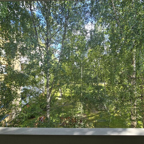Näkymä parvekkeelta.