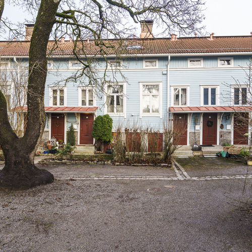 Kaikki ikkunat ovat sisäpihalle.