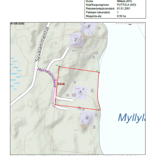 Kiinteistö kartalla