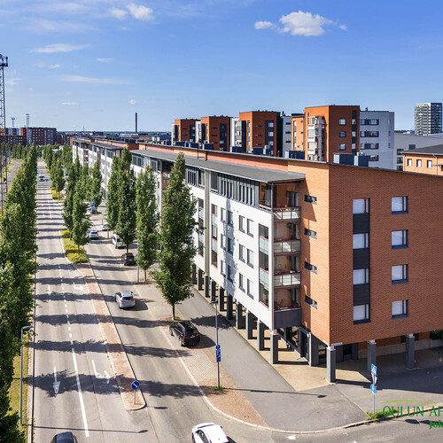 Kerrostalo, Rautatienkatu 38, Oulu, Etu-Lyötty, 2h+kk+s, 41 m², 145 000 €