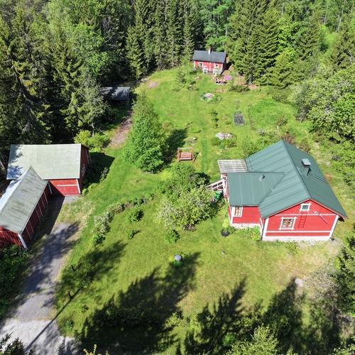 Mökki tai huvila, Hirvensalmi, Monikkala, Huruksentie 21, Tupak , mh, oh, kph/wc, et, lasik, kesähuone, ullakko, kellari, katettu kuisti, 60,00m², 59 000,00 €