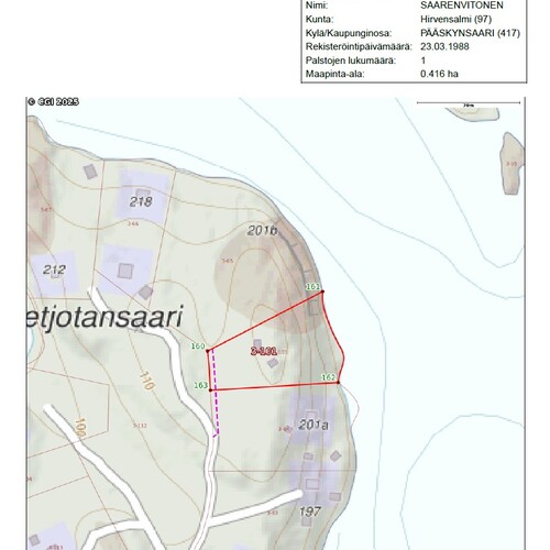 lisämaan kartta