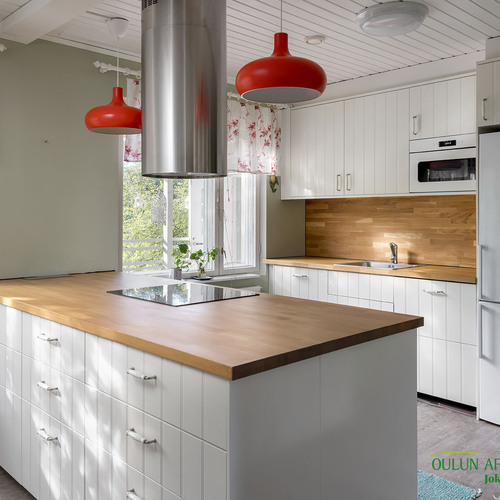 Omakotitalo, Kanervatie 30, Oulu, 4h, k, ruokailutila, harrastetila, s, kph, askarteluhuone, var, talouskellari, 122,50 m², 285 000 €