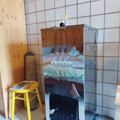 Kamiina saunatuvassa