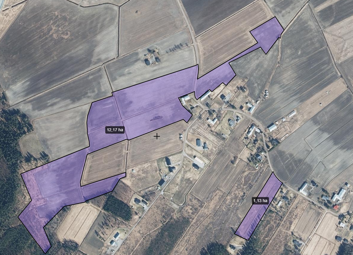 peltoalue, Kopparbyvägen, MALAX