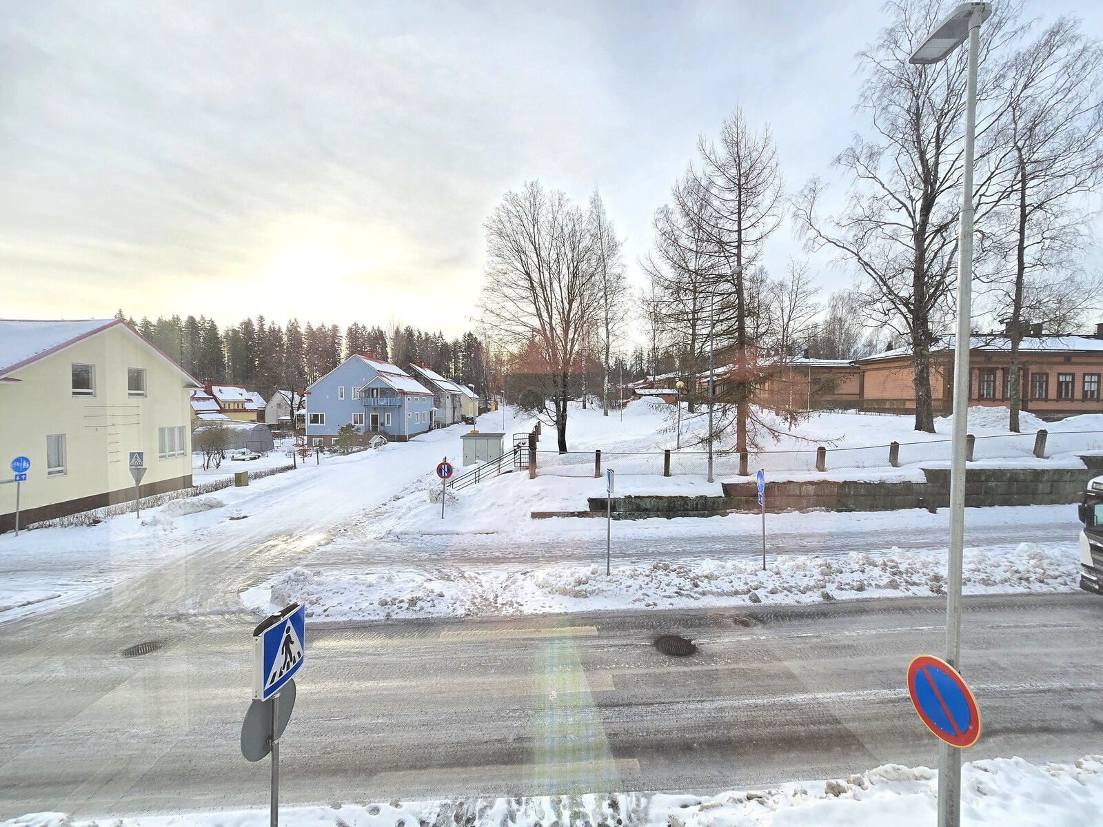 Näkymä parvekkeelta.