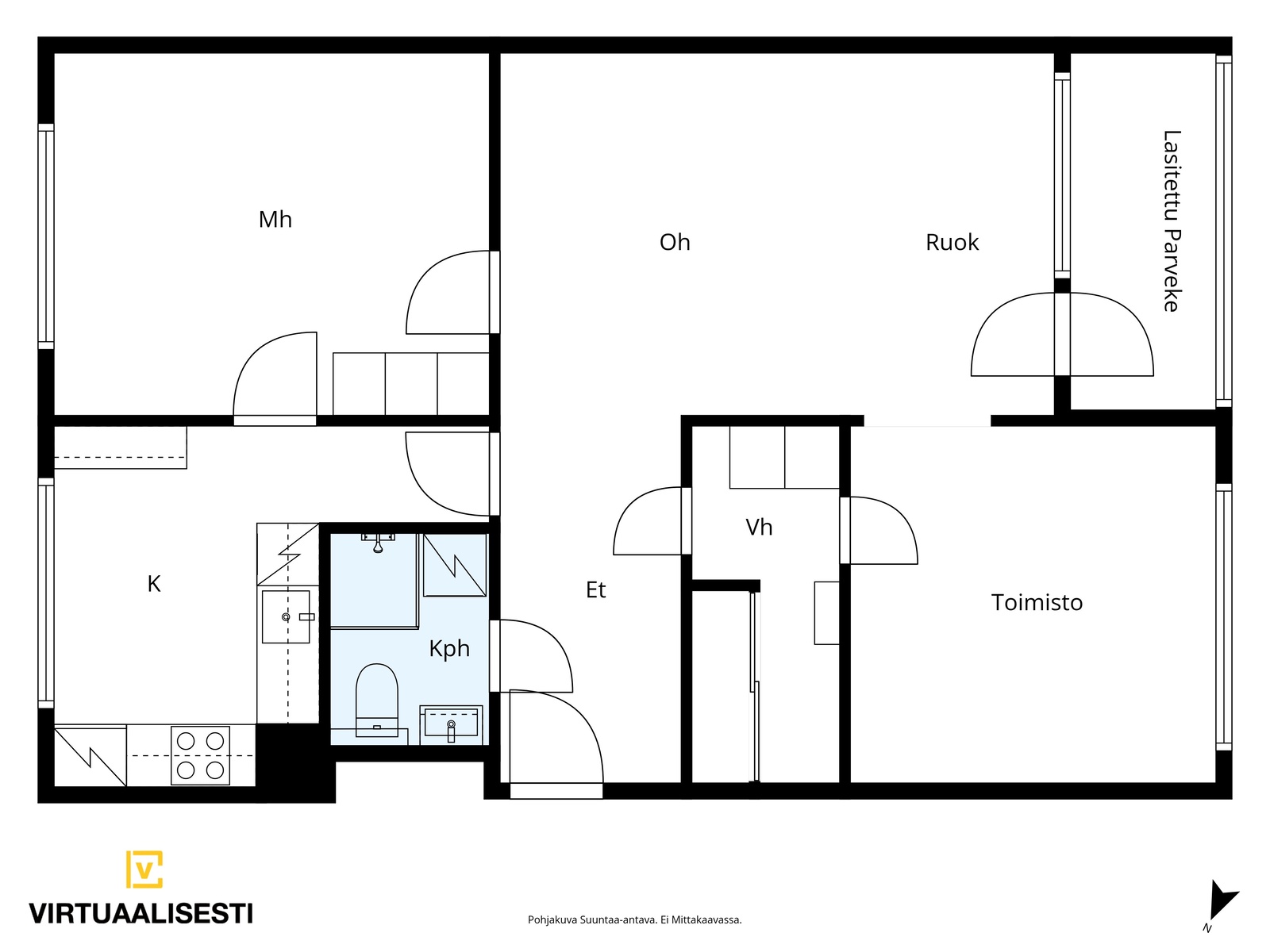 Kerrostalo, Kaarikuja 5, Helsinki, Kontula, 3h, k, kph, 72 m², 149 000 € 2 f04bfdd9 480a 4e04 ad48 49bebd809500