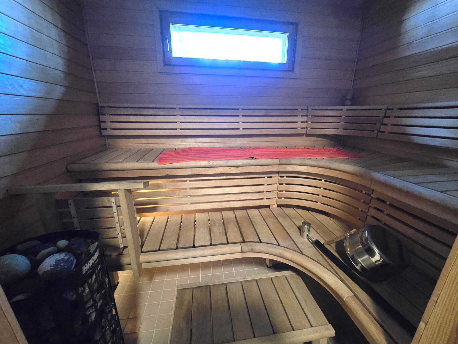 Talon sauna.