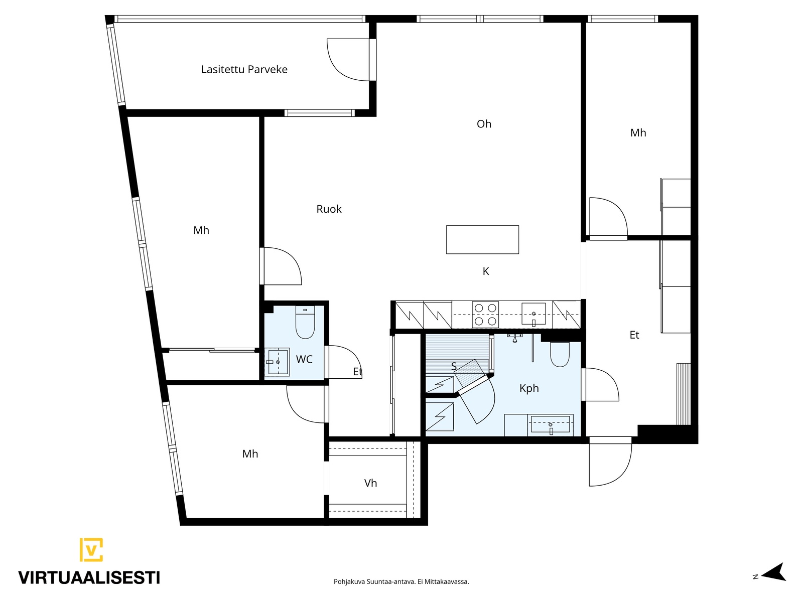 Kerrostalo, Leimasinkatu 4, Helsinki, Postipuisto, 4h + kt + s, 99,50 m², 415 000 € 2 baa3cacf 4fab 406c a101 93492efc7886
