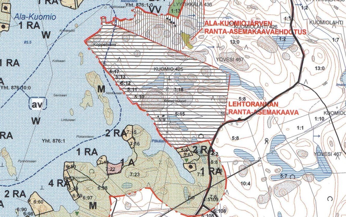 Vastarannan kaavaote