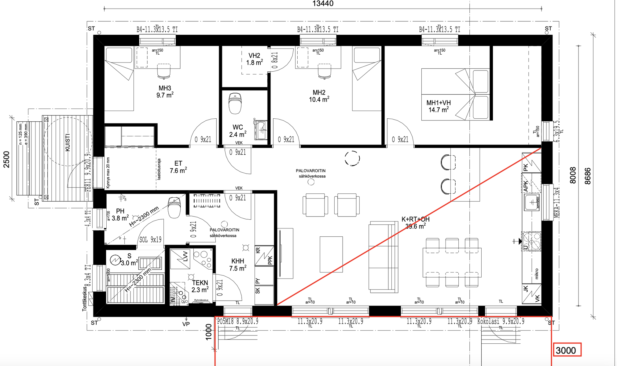 Omakotitalo, Uussillantie 5, Helsinki, Mellunkylä, 5h, +k+kph+2wc+s+khh, Tekninen tila, 108 m², 519 000 € 5 da69506b a5fb 4ed8 9a45 a1bf5382c6d6