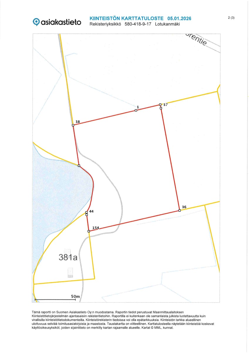 Kiinteistökartta s.2