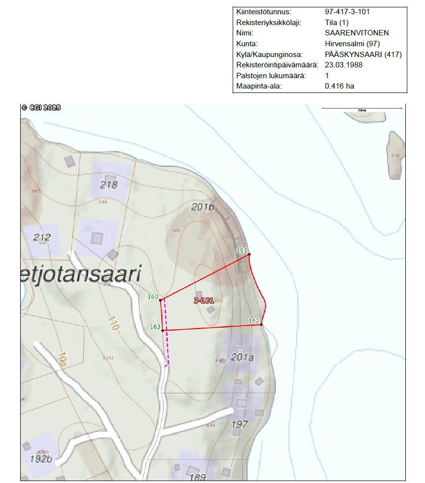 Lisämaan kartta