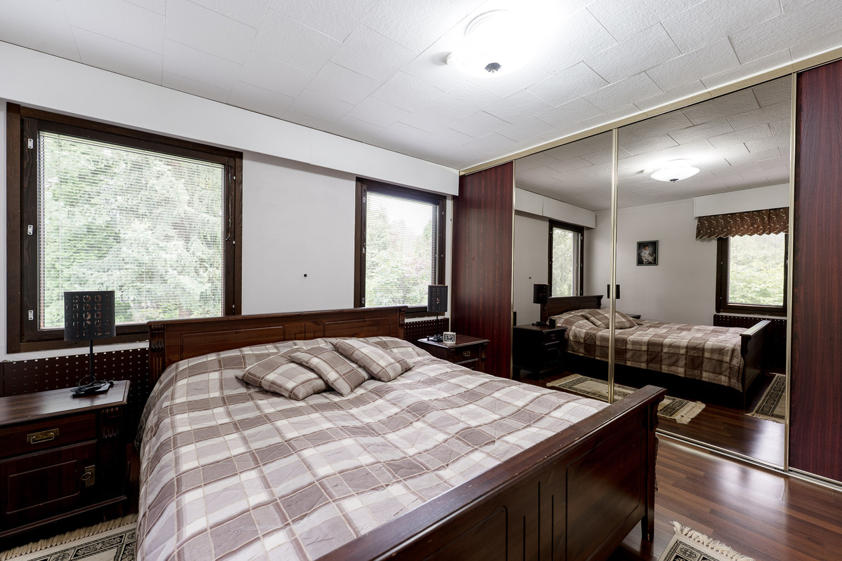 Päämakuuhuone on tilava