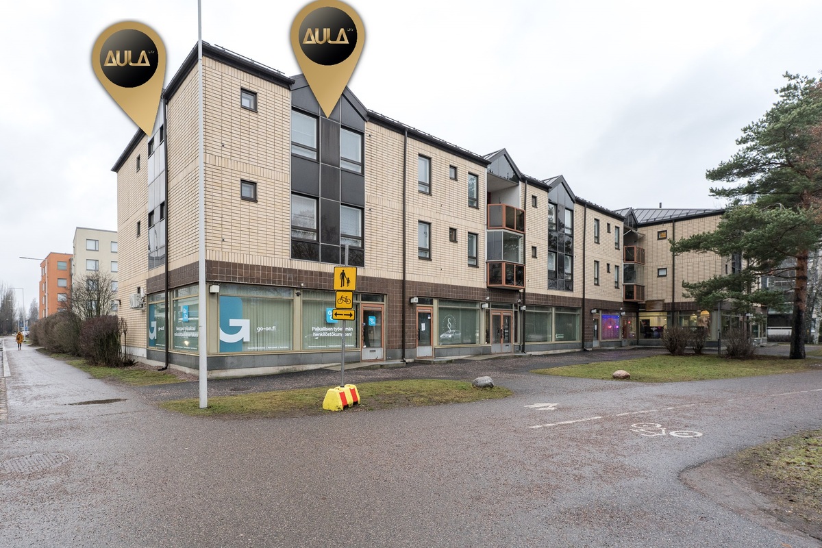 Julkisivu Talvikkitieltä